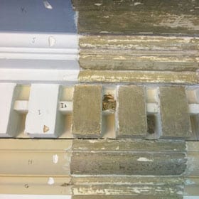 Historic Paint Investigation Before / After